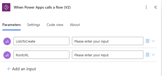PA Workflow Create Lists From Collection Trigger